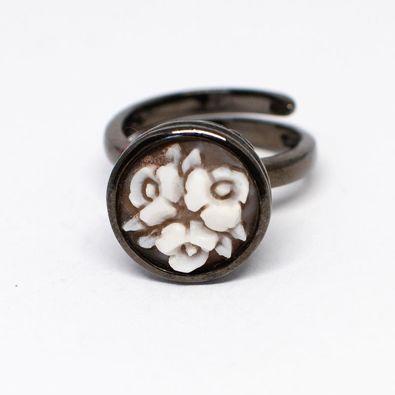 Anello Cammeo Fiori