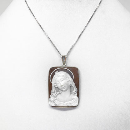 Pendente Cammeo Volto Madonnina