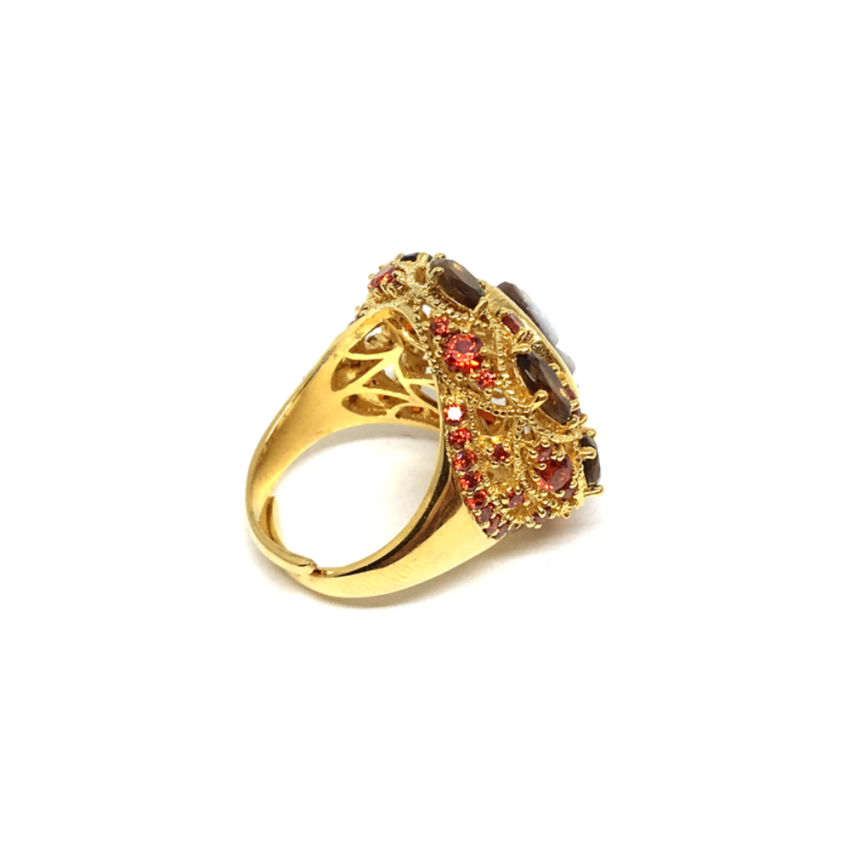 Italian Cameo Ring Sissi Cameo Flower