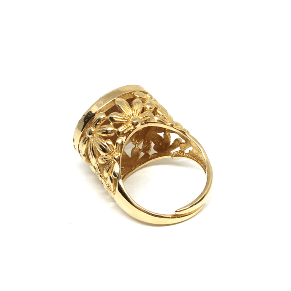 Cameo Ring Italian Cameo Daisy Cameo Engraving Flowers