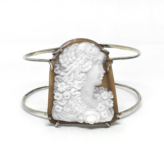 Artistic Cameo Bracelet Woman Profile
