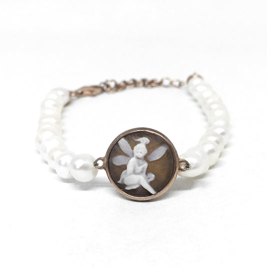 Bracciale Cameo Italiano Cammeo con Perle Trilly