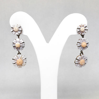 Orecchini cammeo 3  Margherite