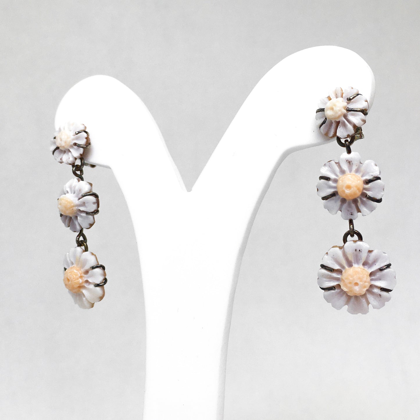 Orecchini cammeo 3  Margherite