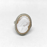 Anello-Cammeo-Incisione-Madonnina