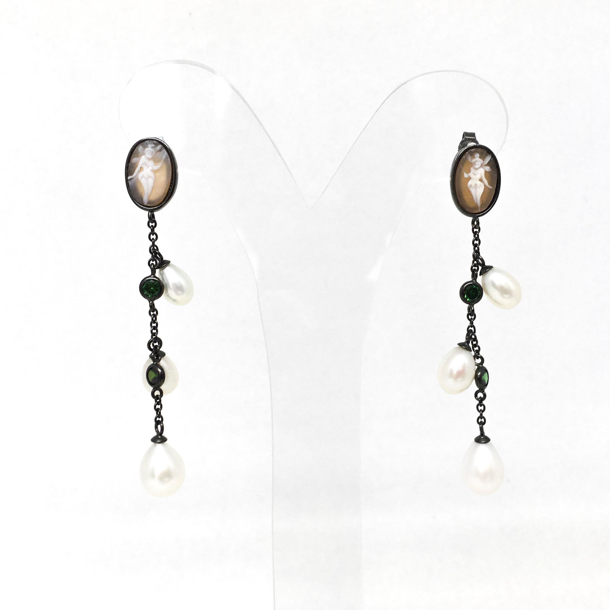 Orecchini Cameo Italiano Arianna Cammeo con Trilly