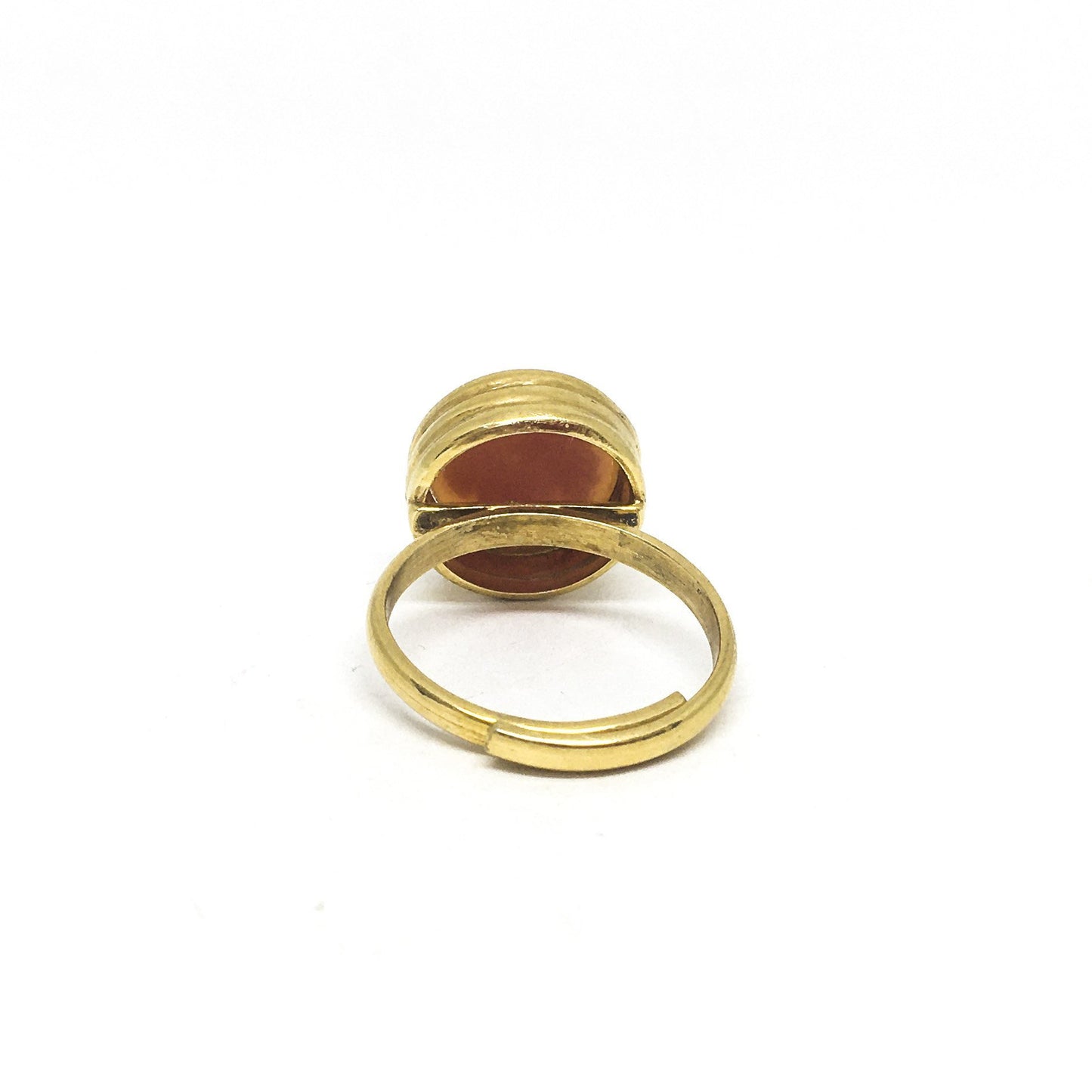 Artistic Cameo Flower Ring