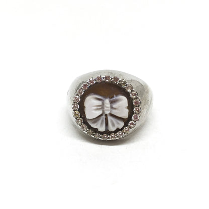 Cameo Ring with Zirconia