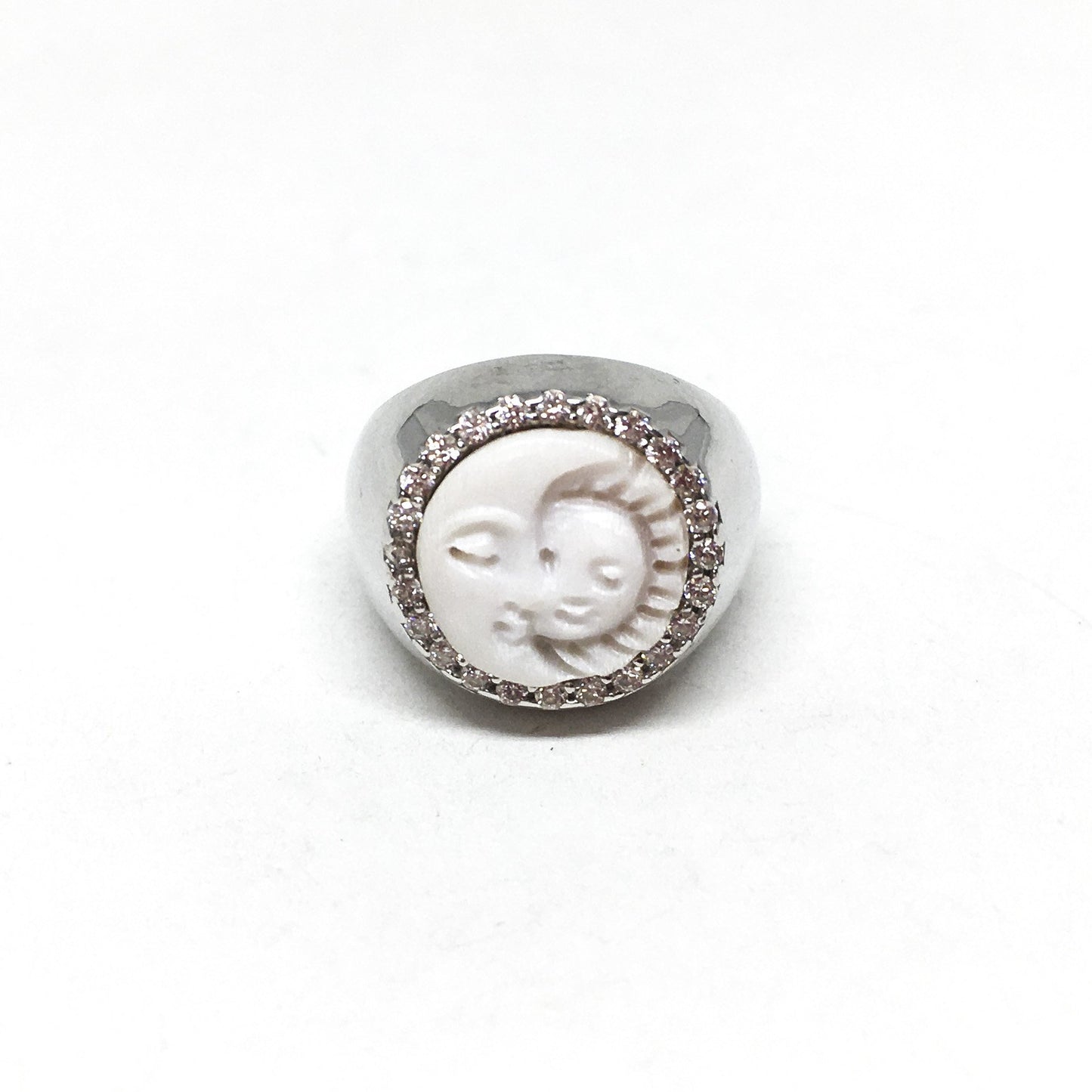Cameo Ring with Zirconia