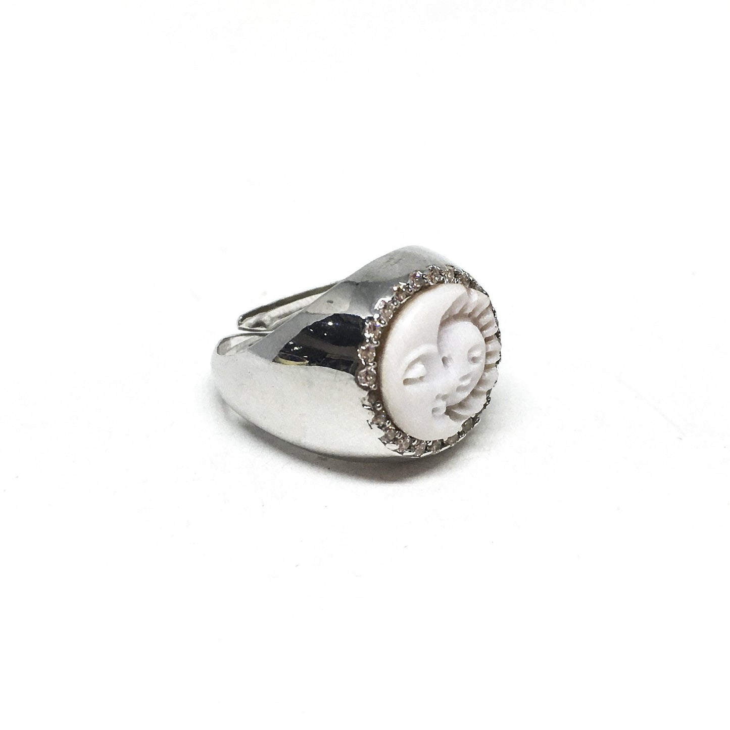 Cameo Ring with Zirconia