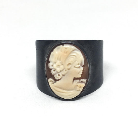 Anello-Cammeo-Profilo-Donna