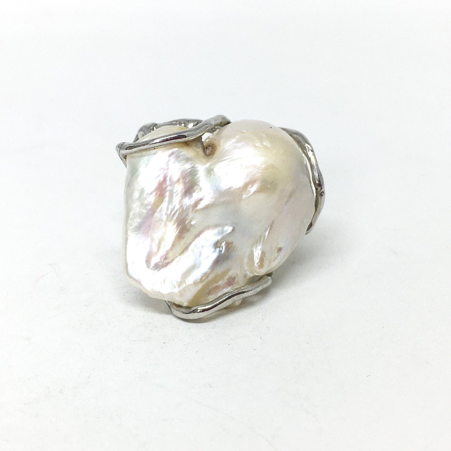 Anello con Perla di Fiume