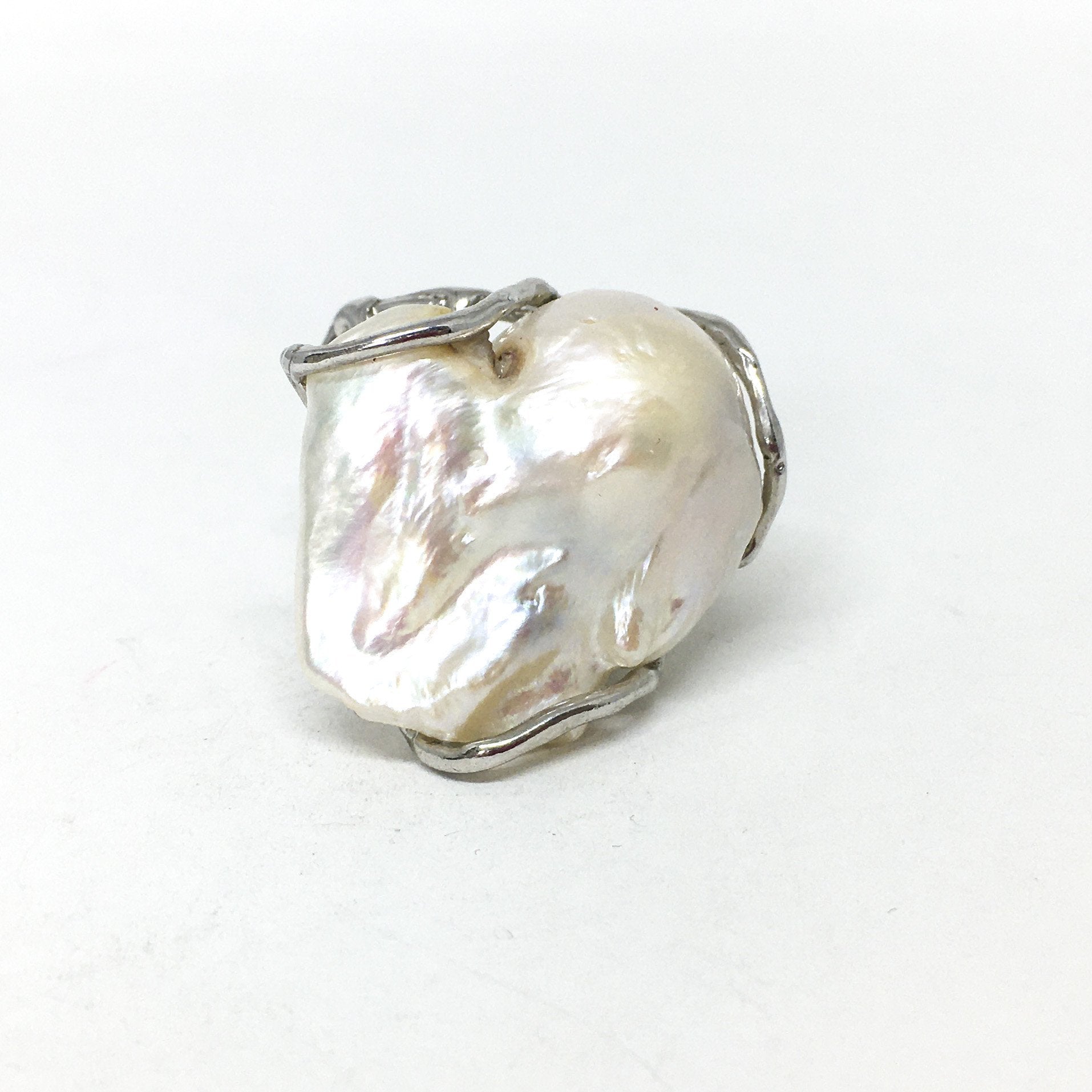 Anello con Perla di Fiume