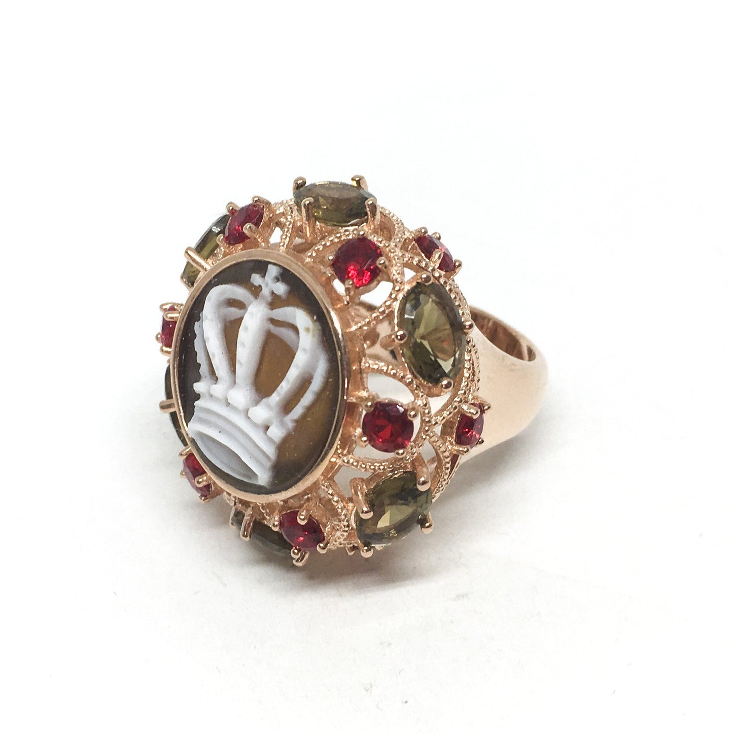 Italian Cameo Ring Sissi Cameo Crown