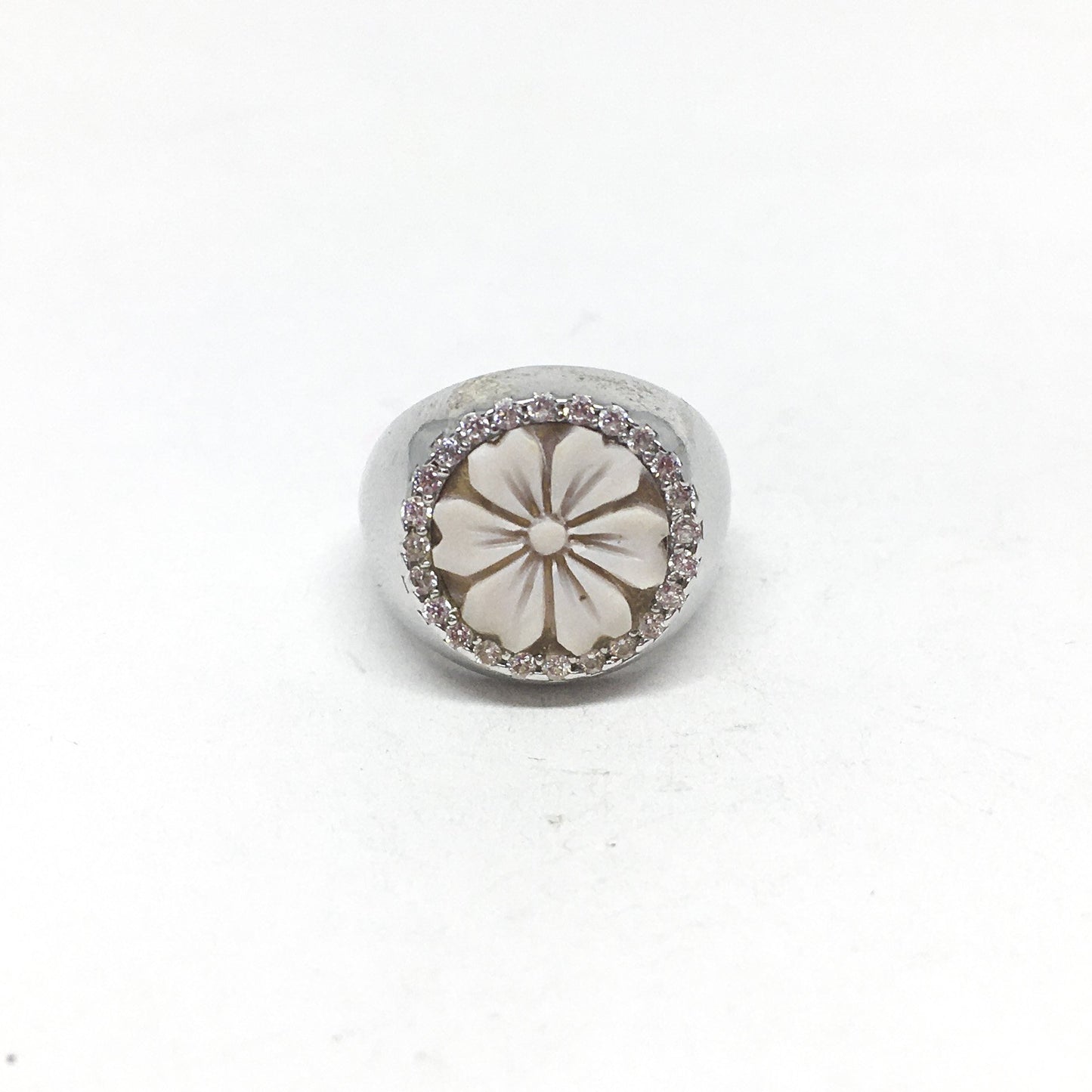 Cameo Ring with Zirconia