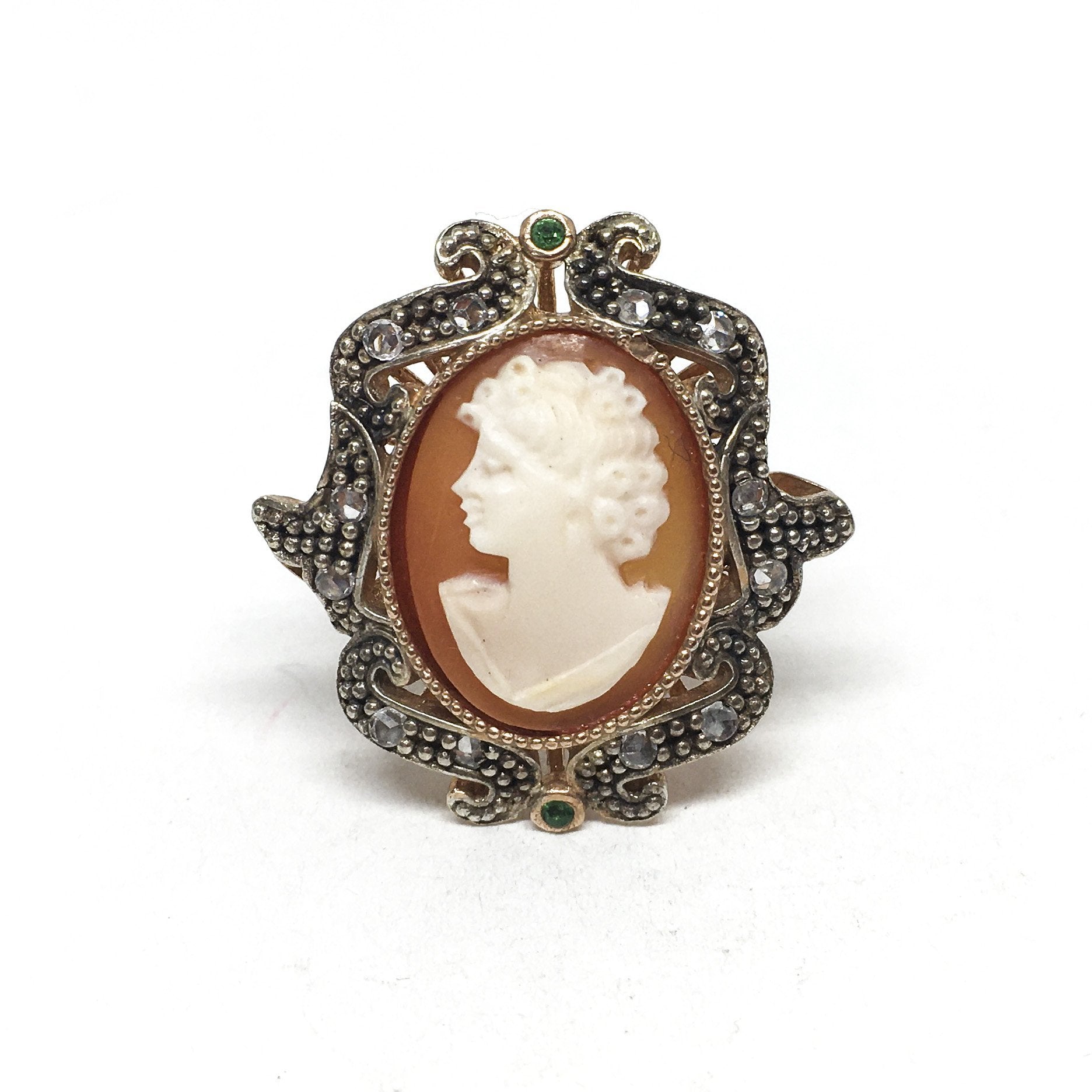 Anello-Cameo-Italiano-Vitoria-Cammeo-Profilo-Donna