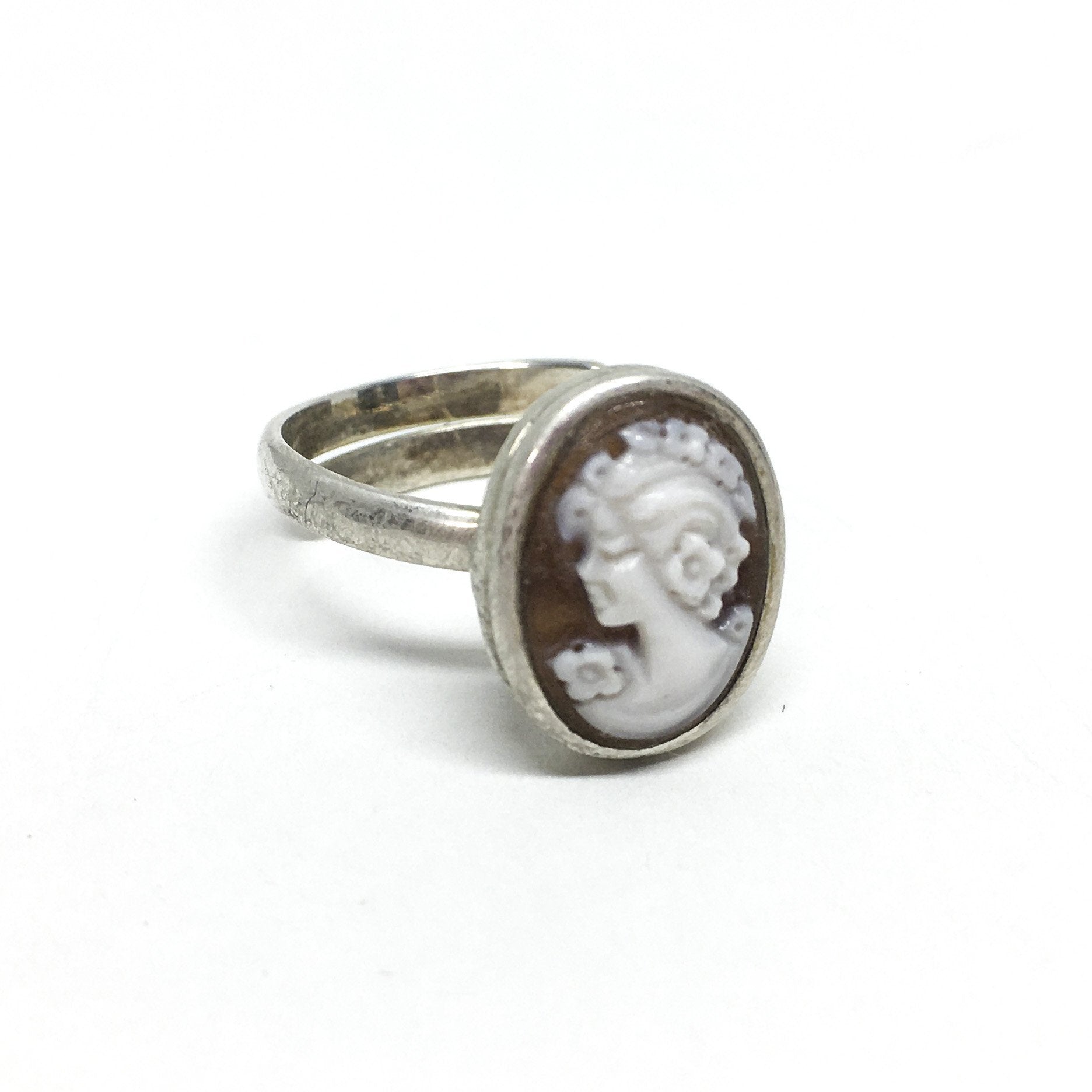 Anello Cammeo Profilo Donna