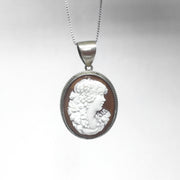 Pendente Cammeo Profilo Donna 