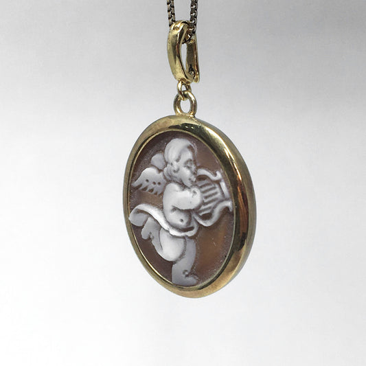 Pendente Cameo Italiano Cammeo con Putto