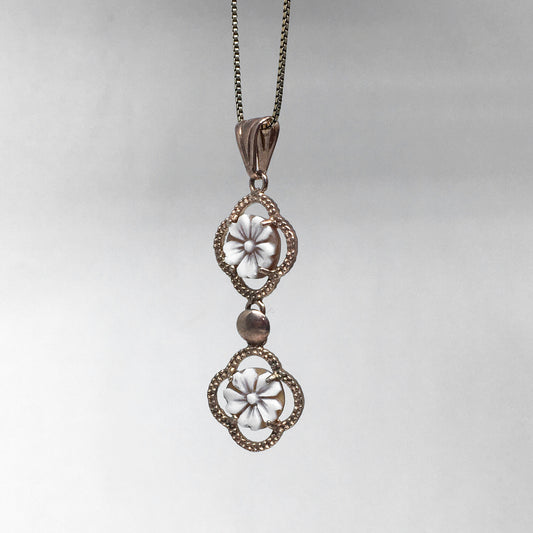 Pendente Cameo Italiano Cammeo Fiori