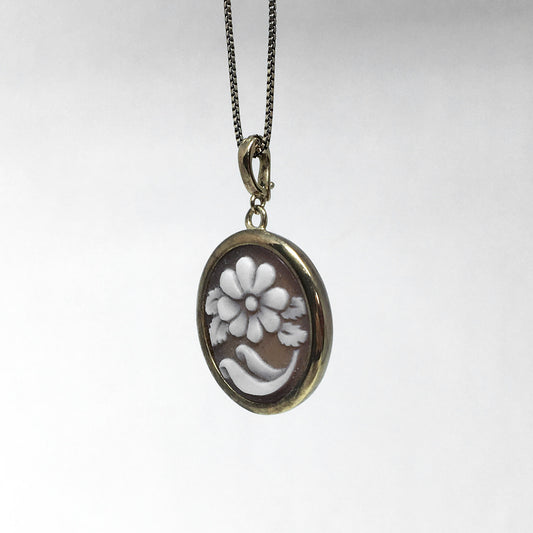 Pendente Cameo Italiano Cammeo Fiore