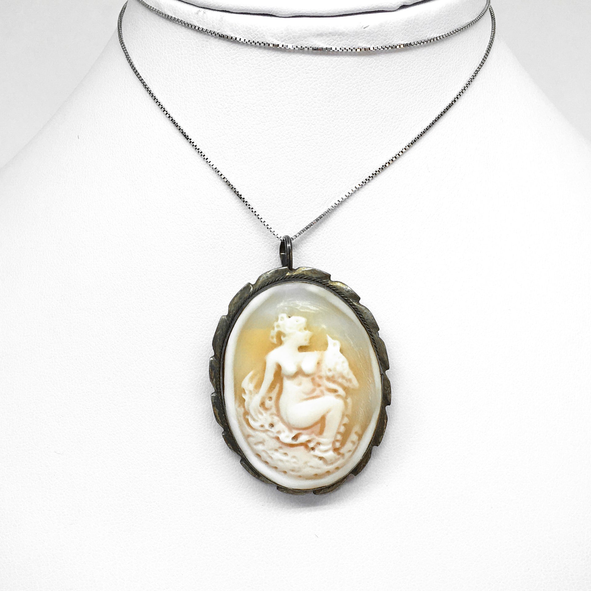 Spilla Cammeo Rosa Nera Con Scelta Del Colore Dell'ambientazione - Foto 2