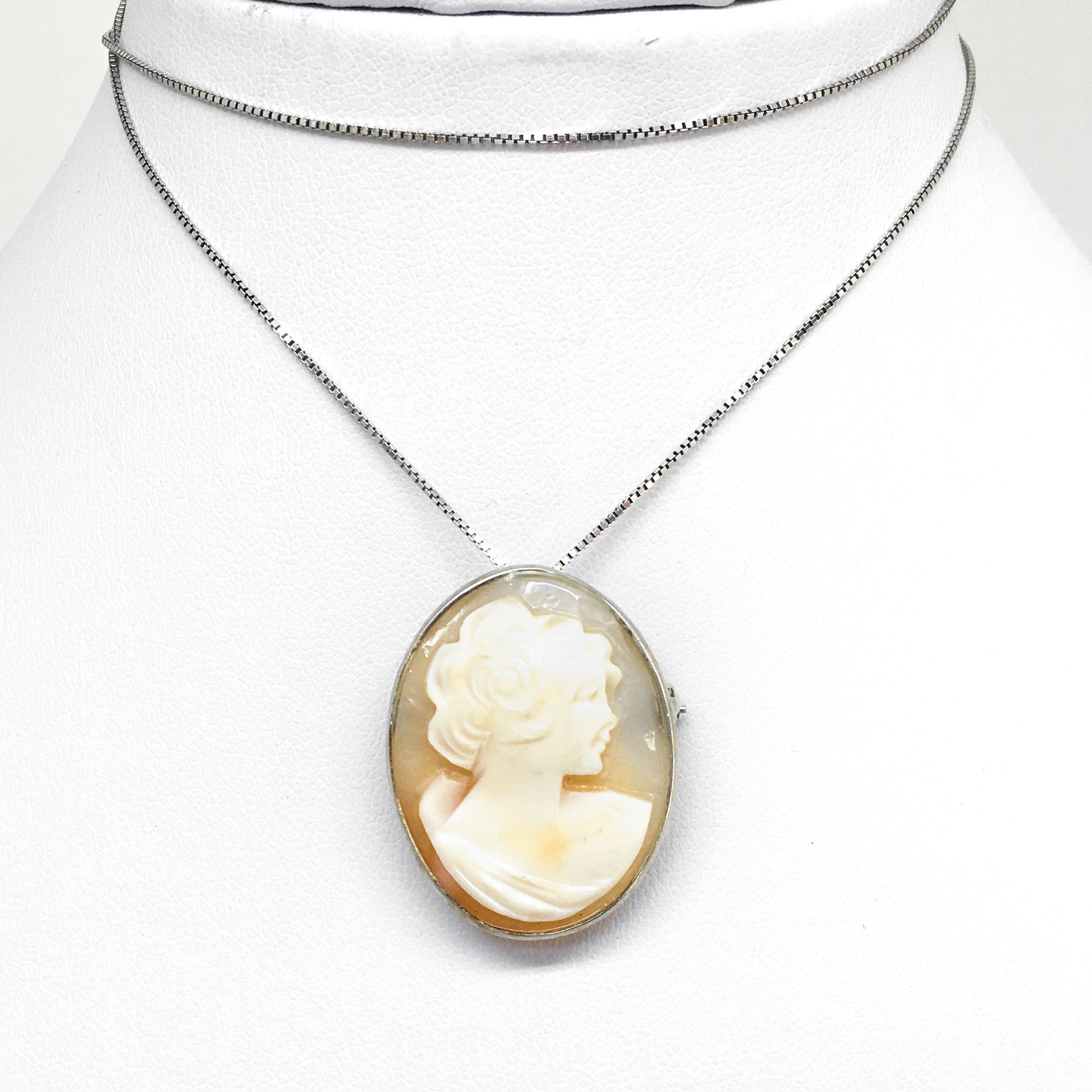 Spilla Cammeo Antico Conchiglia Compra Prezzo Di Fabbrica Online - Foto 8