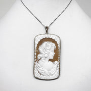 Pendente Cammeo Profilo Donna