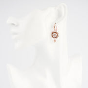 Orecchini-Ballet-Cammeo-Fiore-Rame