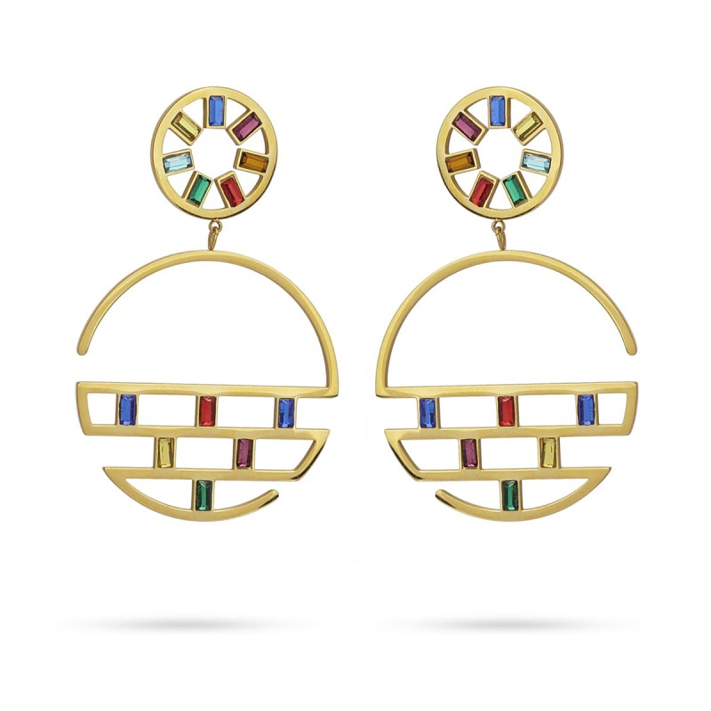 Orecchini-Anartxy-Zirconia-Zirconi-Colorati