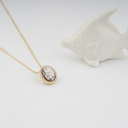 Pendente-Luci-Cammeo-Fiori-Oro
