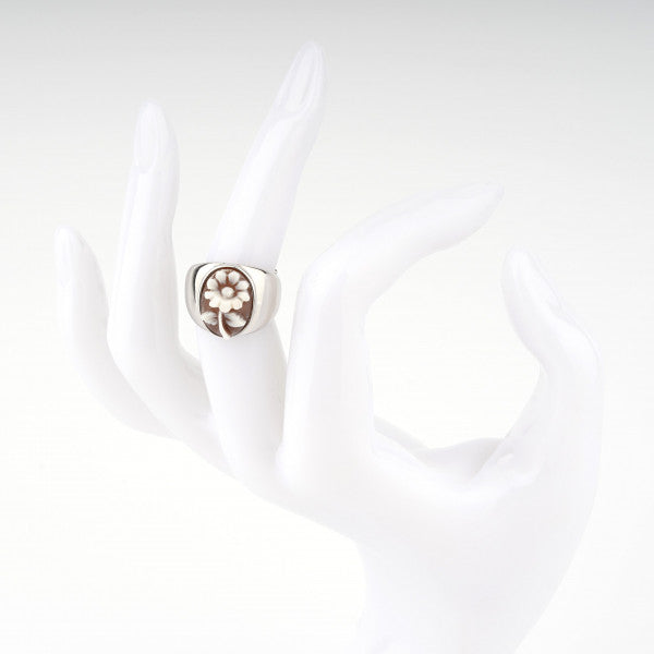 anello-musical-cammeo-fiore-rodio-bianco