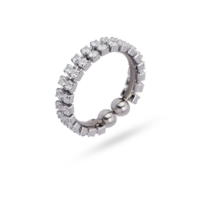 Anello Anartxy Zirconia Zirconi-bianco