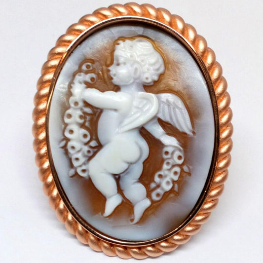 Anello-Cameo-Italiano-Raffaello-Cammeo-Putto