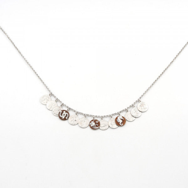 Collana Cameo Italiano Carousel Cammeo Giglio