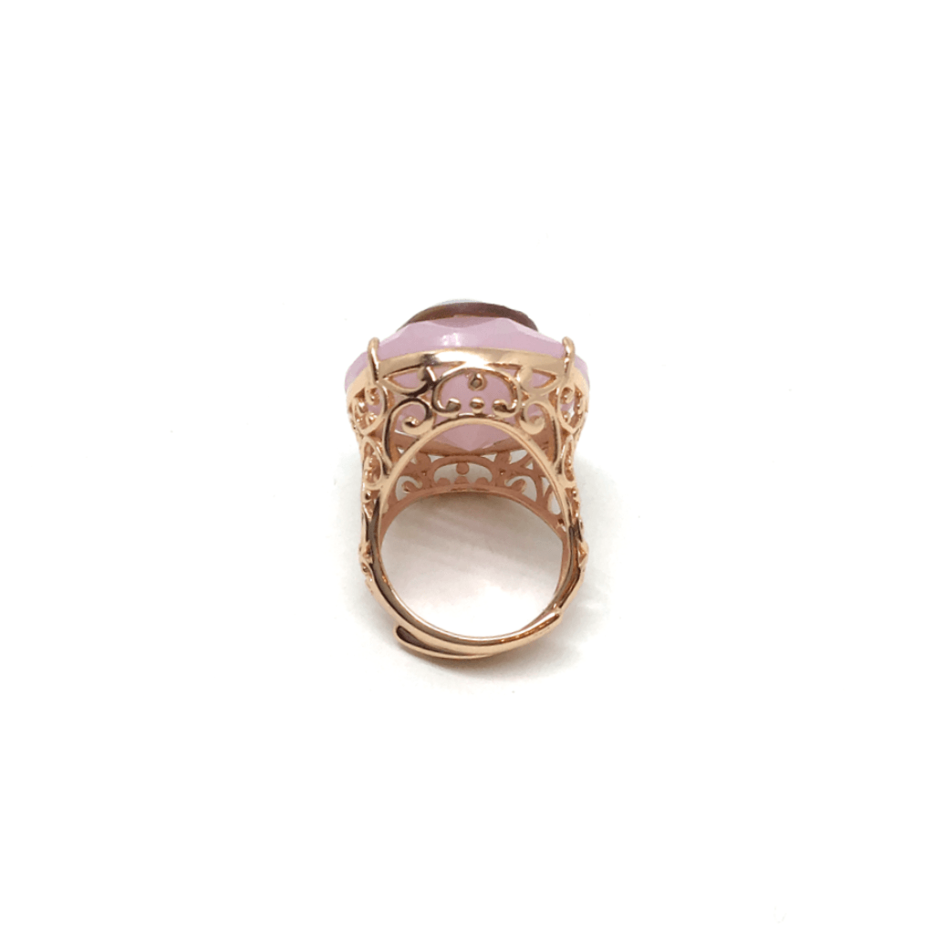 Italian Cameo Ring Flamingo Cameo Lights