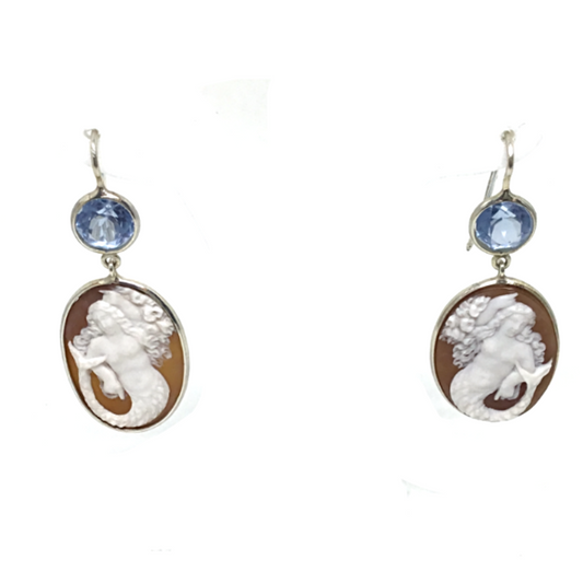 Orecchini Cameo Italiano Cammeo Partenope