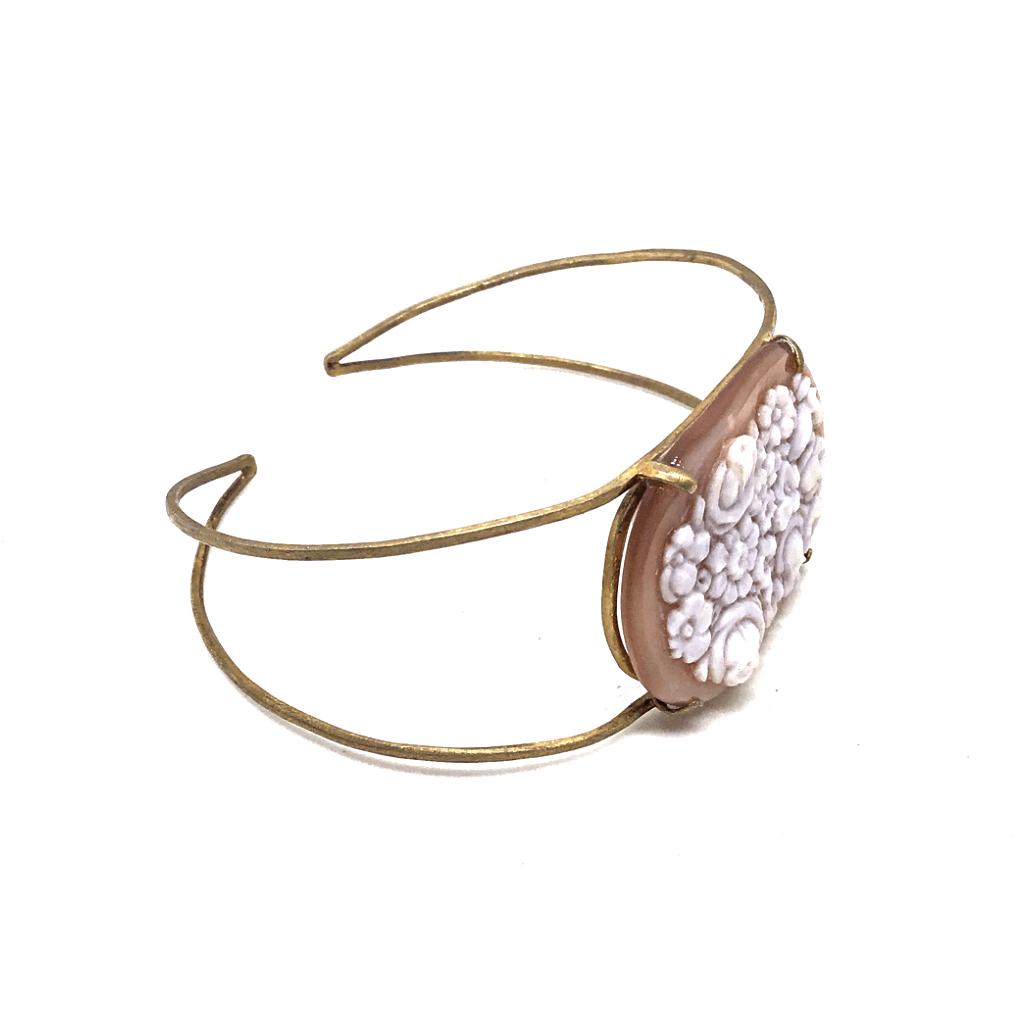 Bracciale- Cammeo-Artistico-Bouquet-di-Fiori