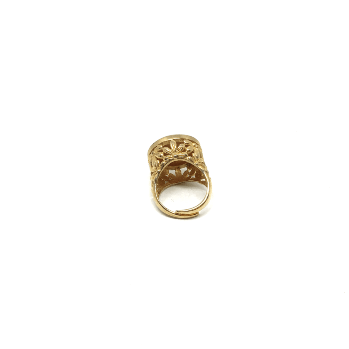 Anello Cameo Italiano Daisy Cammeo Fiori 