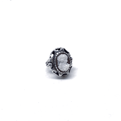 Anello-Cammeo-Artistico-Profilo-Donna