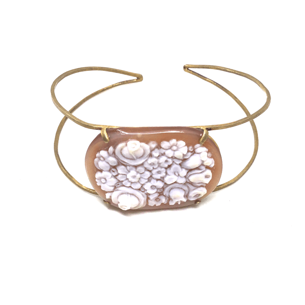 Bracciale- Cammeo-Artistico-Bouquet-di-Fiori