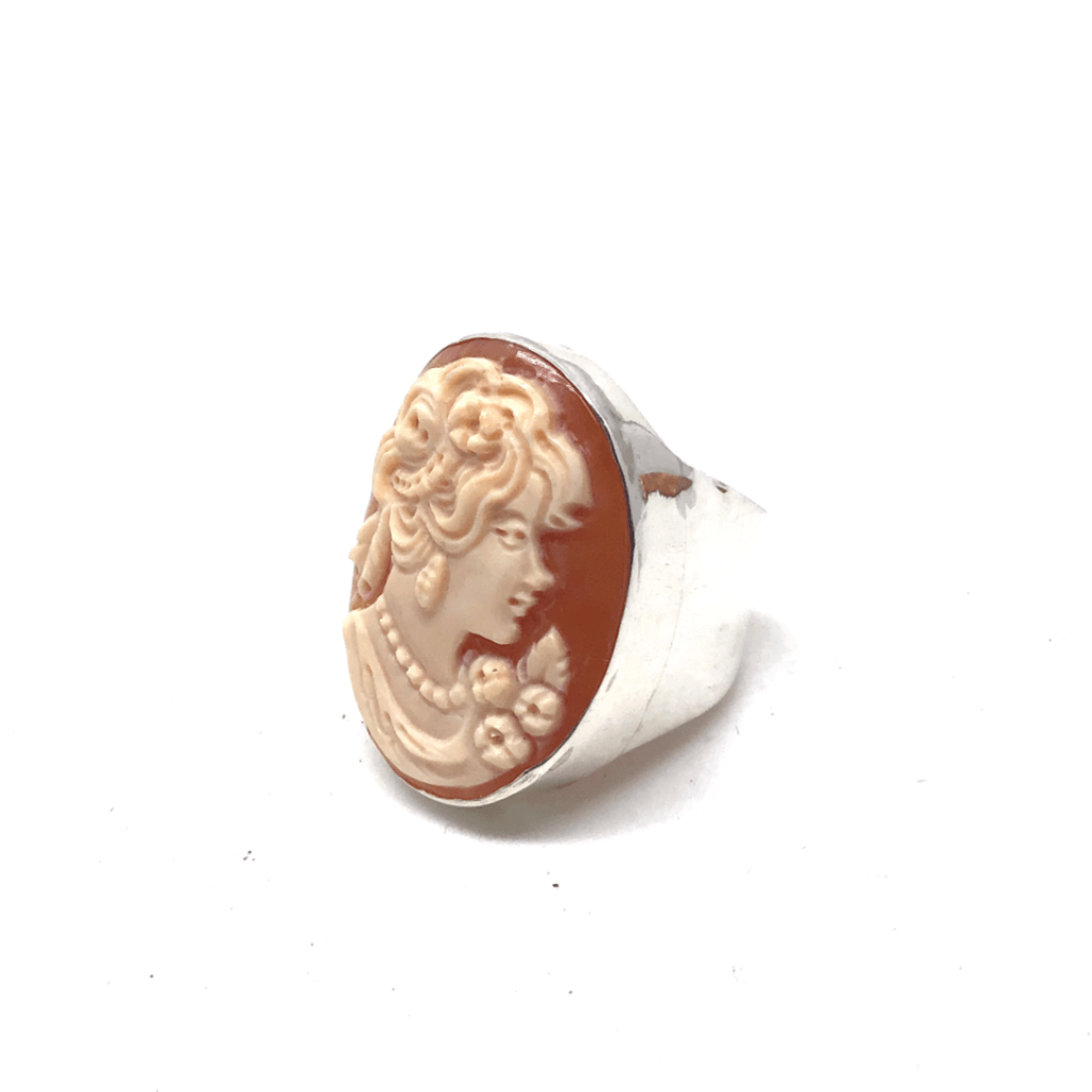 Anello -Cammeo-Profilo-Donna